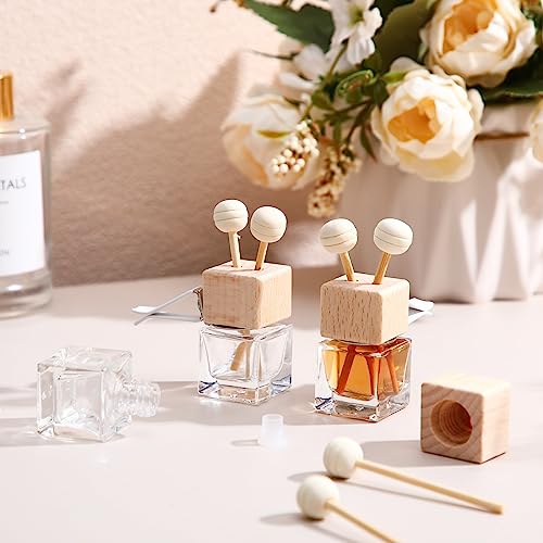 30 Pcs Empty Air Freshener Car Diffuser with Vent Clip, Clear - Product Imagery