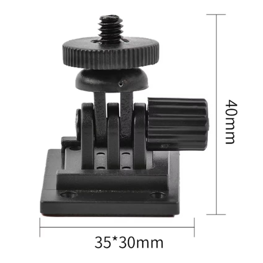 2 Pack Dash Cam Adhesive Mount Holder with 1/4-20 Threaded Screw - Product Imagery