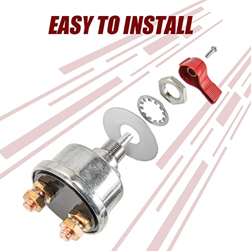 KACOLA High Current Battery Disconnect Switch 300A, 12-24V - Product Imagery