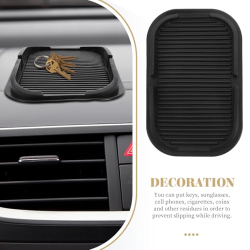 Car Dashboard Phone Tray, Anti-Slip Silicone Pad Phone Holder - Product Imagery