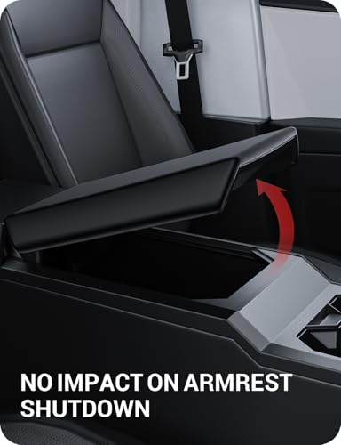 BASENOR Armrest Cover for 2026-2024 Tesla Cybertruck Scratch - Product Imagery