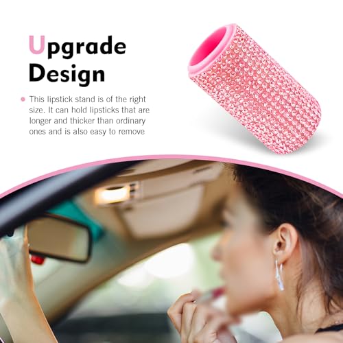 Bling Chapstick Holder for Car, Diamond Lip Balm Holder, Upright - Product Imagery