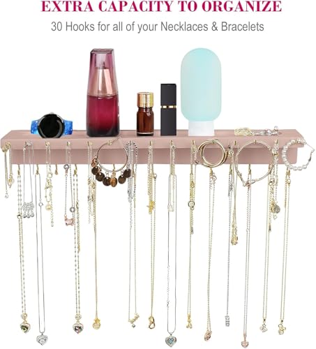 YYILIS Necklace Holder, Upgraded Extra Large Wall Necklace - Product Imagery