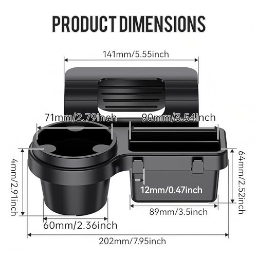 Li&Zhao Window Cup Holders for Vehicles – Versatile Window - Product Imagery