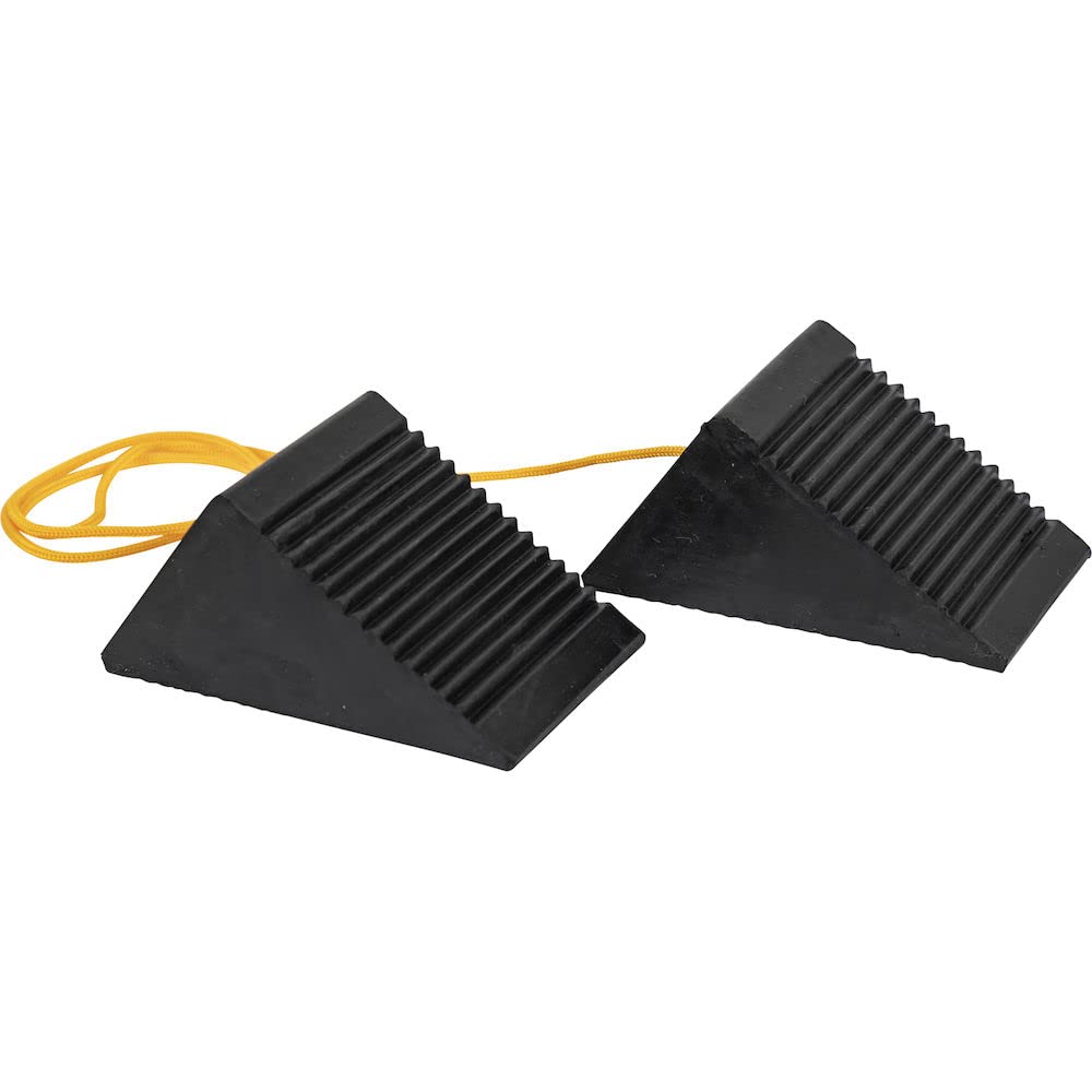 Buyers Products WC35225 Mini Rubber Wheel Chock Set, 5 x 3 x - Product Imagery