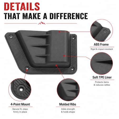 Mabett Rear Door Pockets Storage Set for 2021-2026 Ford Bronco - Product Imagery