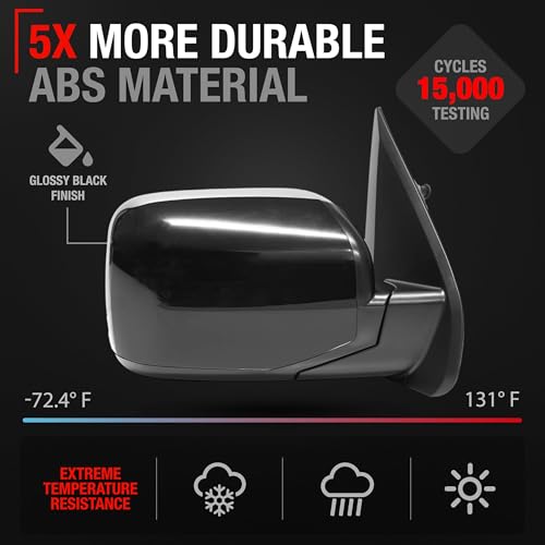 Passenger Side Mirror Replacement - Compatible with 2009-2015 - Product Imagery