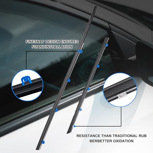 Window Molding Trim for 2012-2015 Honda Civic 4-Door Sedan - Product Imagery