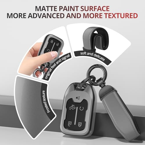 for Chevy GMC Key Fob Cover Accessories-Matte TPU Key Fob Cover - Product Imagery