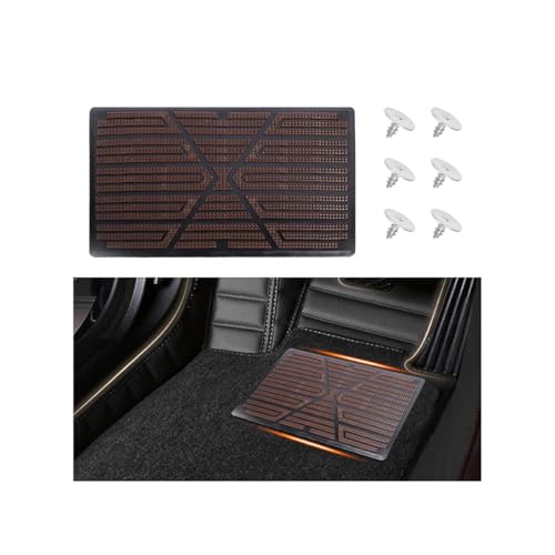 9.06 x 5.91 Inch PVC Floor Mat Repair Patch, Coffee - Product Imagery