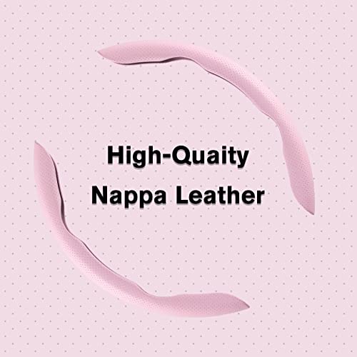 Amiss Car Nappa Leather Steering Wheel Cover, Segmented Steering - Product Imagery