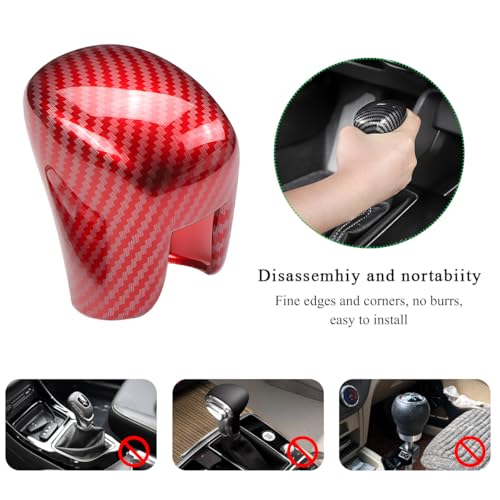 povtii Car Shift Knob Cover, Shifter Cap for CRV HRV 2023 2024 - Product Imagery