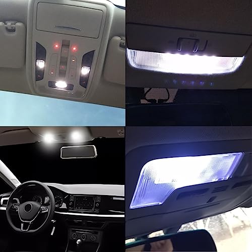 42 Pcs Car LED Lights Kit, 6000K 12V T10 Interior Bulbs - Product Imagery
