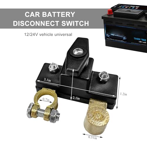 Battery Disconnect Switch, 12V/24V 100/1000 Amps Heavy Duty - Product Imagery