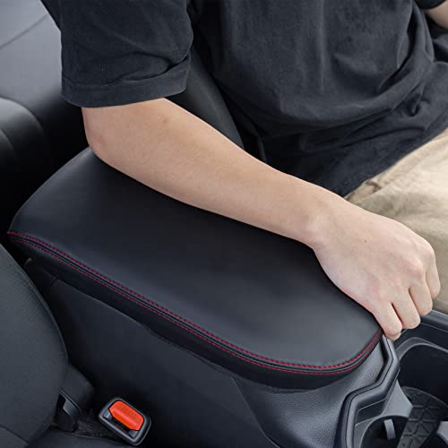 Center Console Cover for 2019-2025 Toyota Rav4 Red - Product Imagery