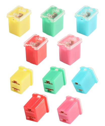 10PCS Automotive Fuses,Car Accessories Universal 20A 30A 40A 50A - Product Imagery