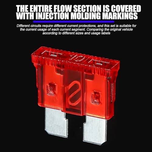 300PCS Car Fuses Assortment Kit, Standard, Small & Mini Autom - Product Imagery