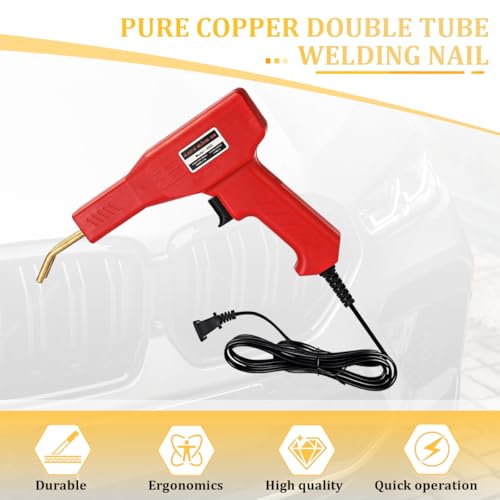 Car Plastic Welder, Vehicle Plastic Welding Kit with 200PCS Hot - Product Imagery