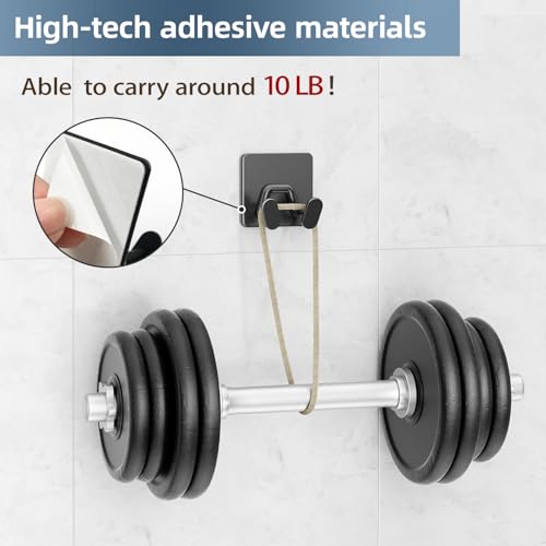 Adhesive Shower Hooks for Inside - Extra Sticky Stainless, Razor - Product Imagery