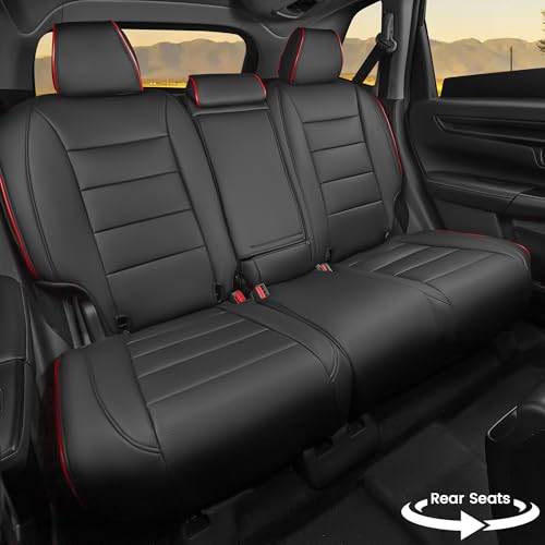 HKZ Fit CRV Car Seat Covers Full Set for Honda CR-V 2023 2024 - Product Imagery