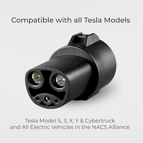 Lectron J1772 to Tesla Adapter 80 Amp (240V) - EV Charging - Product Imagery