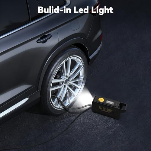 150 PSI Tire Inflator Portable Air Compressor with Digital - Product Imagery