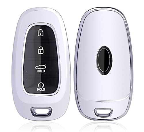 Soft TPU Key Fob Cover Fit for Hyundai Sonata Santa Fe Tucson - Product Imagery