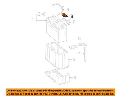 Genuine Honda 32418-PLA-300 Battery Terminal Cover - Product Imagery