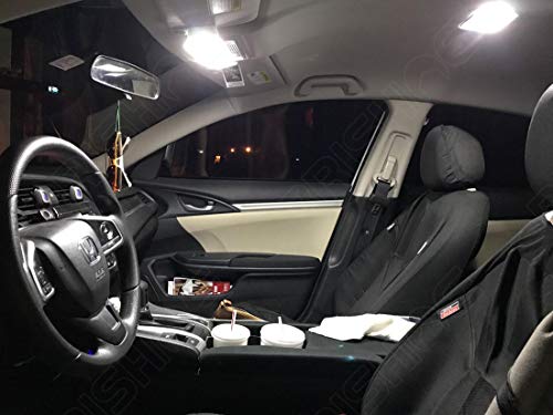 White Interior LED Lights Kit for Honda Fit Jazz 2006 2007 2008 - Product Imagery