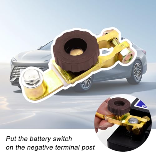 Car Top Post Battery Disconnect Switch, 12V Heavy Duty Master - Product Imagery