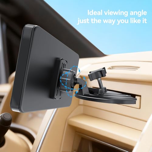 PLDHPRO CD Slot Mount for CarPlay Screen, Portable Monitor CD - Product Imagery