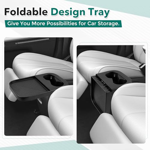 Karltys Center Console Organizer Tray with Cup Holder for - Product Imagery