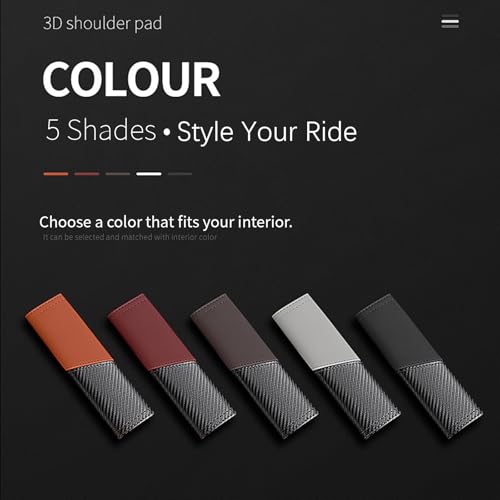 2 PCS Car Seat Belt Cover Pads - Seatbelt Covers with Carbon - Product Imagery