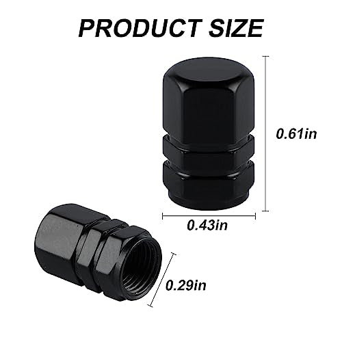 Aluminum Tire Stem Valve Caps Wheel Valve Covers Car Dustproof - Product Imagery