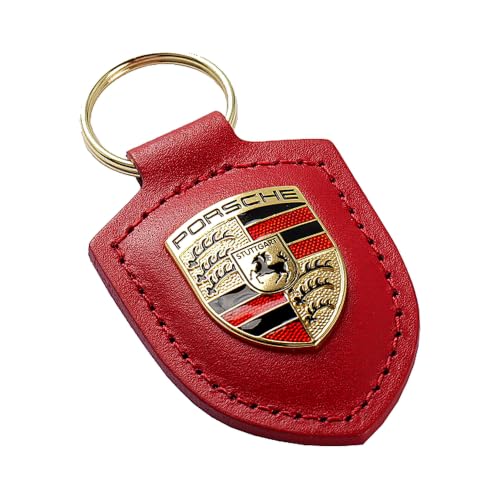 Porsche Genuine Key Chain Ring Vehicle Keys Crest Keyfob - Product Imagery
