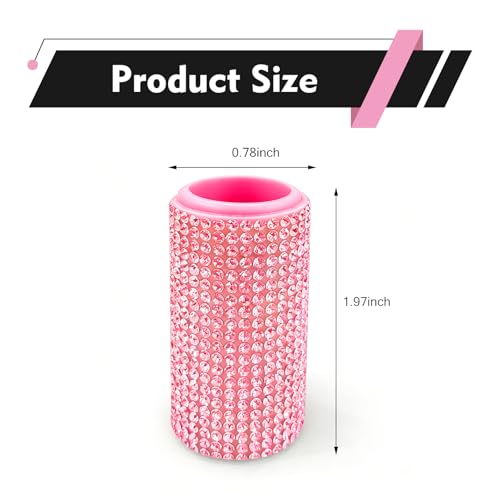 Bling Chapstick Holder for Car, Diamond Lip Balm Holder, Upright - Product Imagery