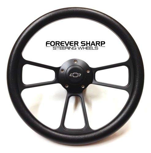 Billet Muscle Steering Wheel Compatible with Chevy Gm 95-01 Set - Product Imagery