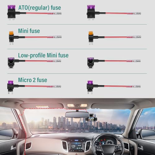 Dash Cam Hard Wire Kit for IIWEY N5/N5 PRO/N6/N7/C3 PRO/C4 - Product Imagery