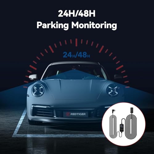 REDTIGER Dash Cam OBD Hardwire Kit Power Cable Type USB C - Product Imagery
