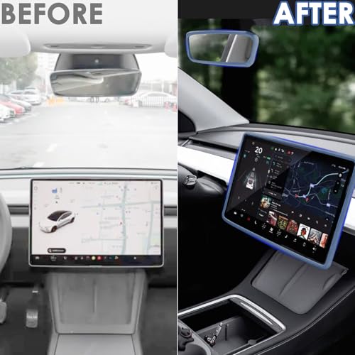 2PCS Protector Trim Frame Compatible with Tesla Model 3 Y - Product Imagery