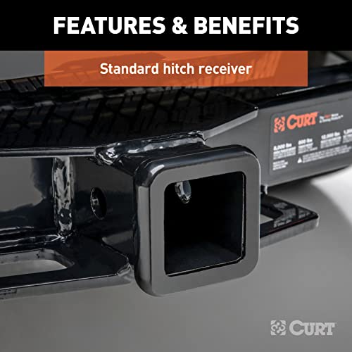 CURT 13555 Class 3 Trailer Hitch, 2-Inch Receiver, Select Honda - Product Imagery