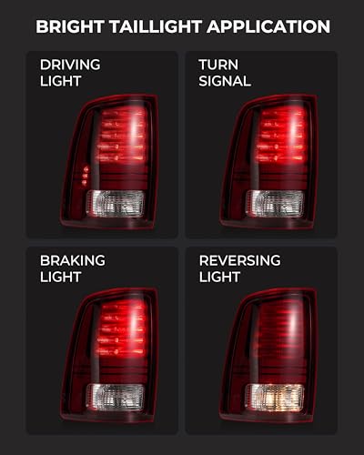 LED Tail Lights For Dodge Ram 2013-2018 Ram Sport/Rebel/ Laramie - Product Imagery