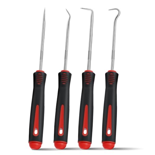 4-Piece Pick Set Mechanic, Automotive Hook and Pick Set with - Product Imagery