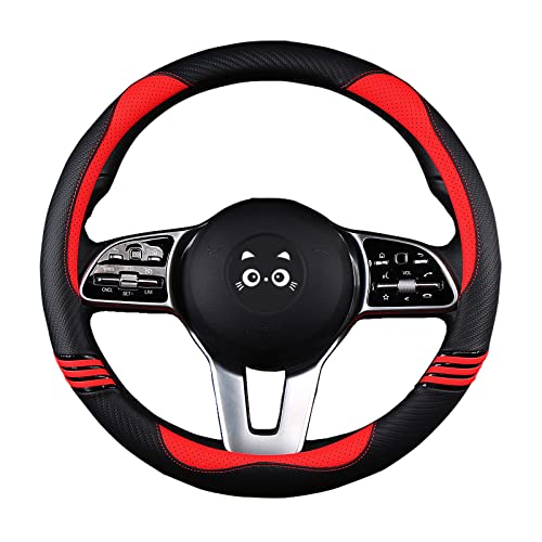 Iwantit® Premium Grip Steering Wheel Cover with Anti-Slip Rubber - Product Imagery