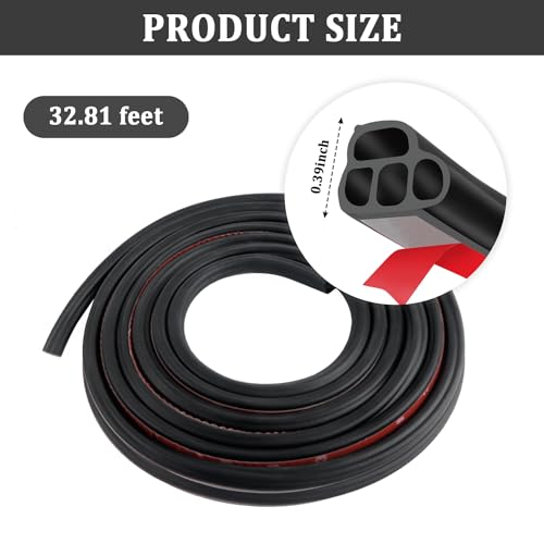 Car Door Rubber Seal Strip,Double Layer L Shape Automotive - Product Imagery