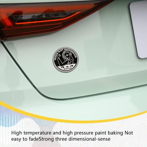 3D Metal Car Badges Emblems, Seven Slot Sisterhood 4x4 Badge - Product Imagery