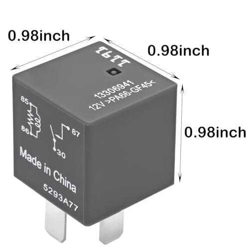 Relay 13306941 (Pack of 2) - 12VDC 30A 4-Pin Multi-Purpose Relay - Product Imagery