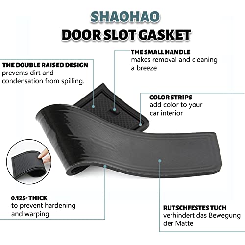 SHAOHAO for 2024 2025 Hyundai Palisade Door Slot Mats 2025 - Product Imagery