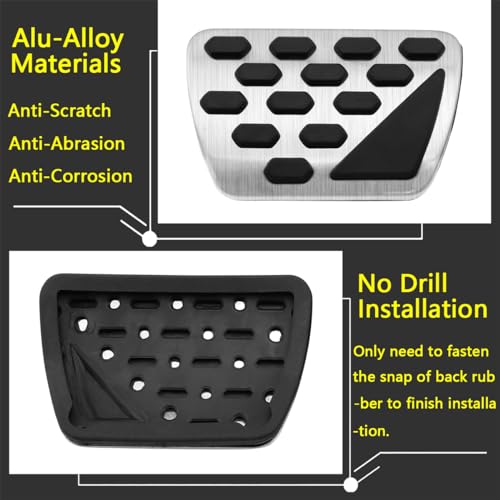 Foot Accelerator Pedal Cover Compatible for Jeep Wrangler JL/JLU - Product Imagery