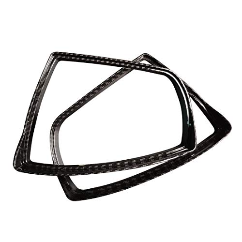 RUIHE Carbon Fiber Color Side Door Mirror Cover Rain Visor Guard - Product Imagery